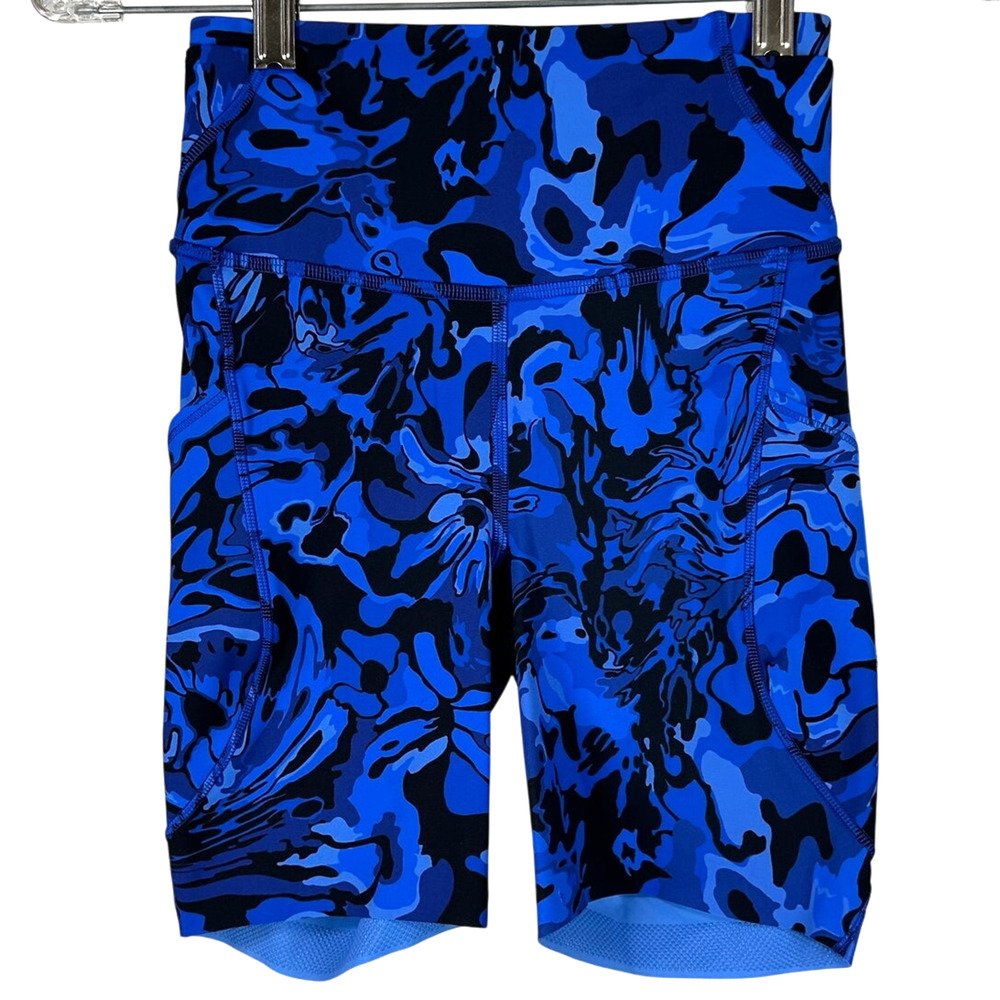 Lululemon Fast Free High-Rise Short 6" 5 Pocket Galactic Cobalt Size 2 NWT